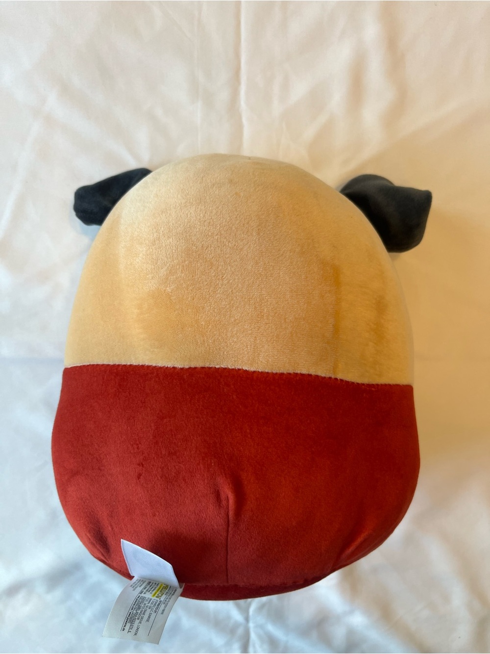 Squishmallow Prince The Pug 10” Plush Red Jersey 05 Kellytoy - Picture 4 of 6